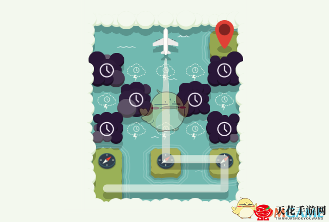 《喷射气流》中途停留第四关攻略