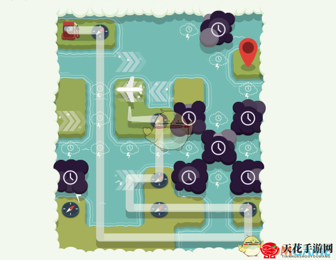 《喷射气流》中途停留第八关攻略