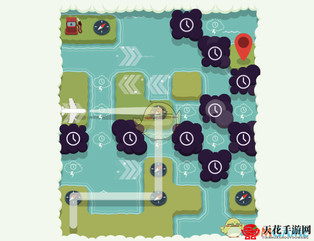 《喷射气流》中途停留第八关攻略